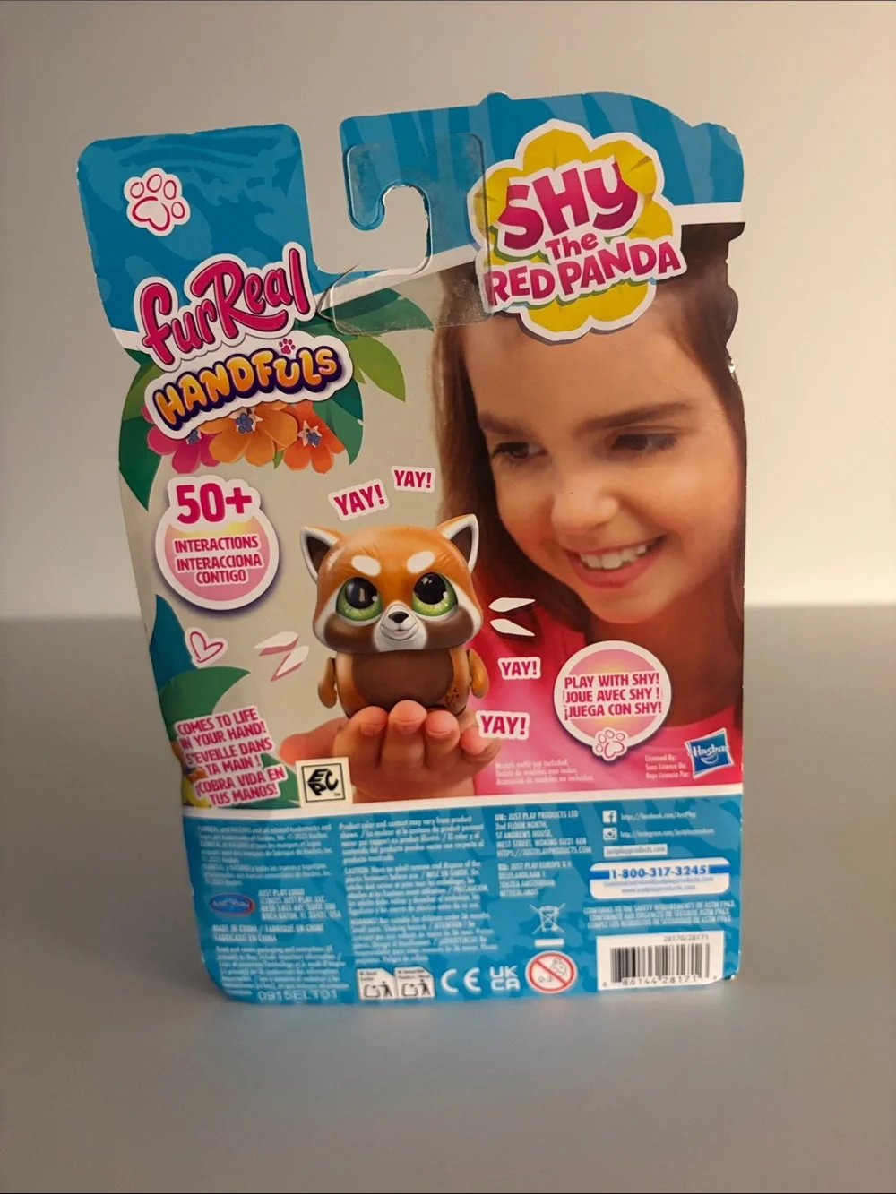 Shy the Red Panda Interactive Pet - Orange & Cream